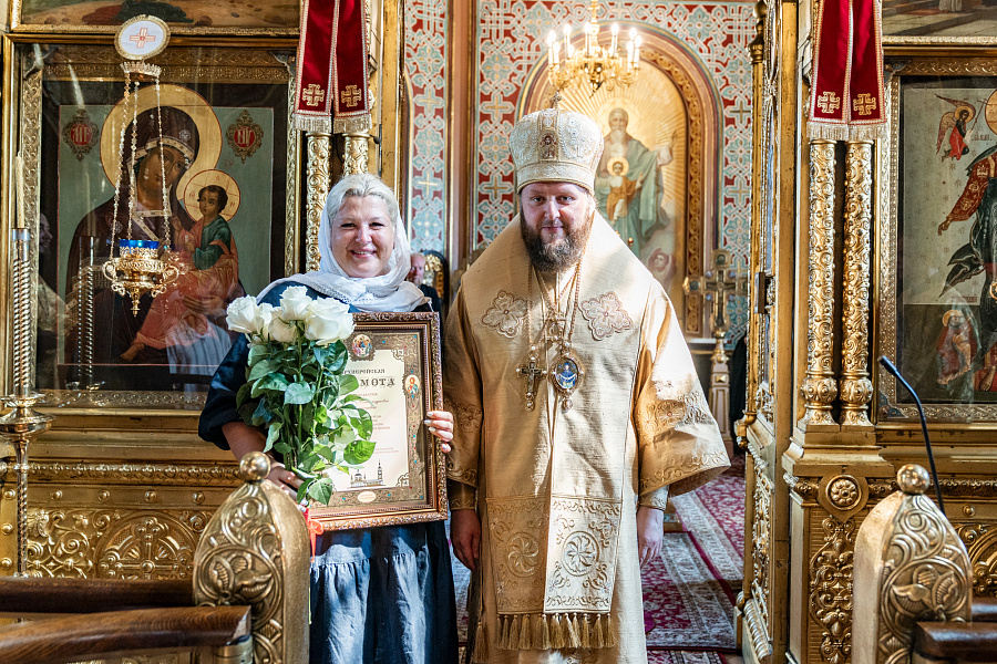 Архиерейское богослужение в Илиинском храме города Серпухова